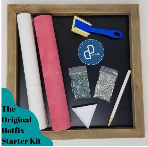Sticky Flock Starter Kit, ,rhinestone starter kits, Kits for rhinestone,  rhinestones kits, sticky flock rhinestone kites, rhinestone starter kits