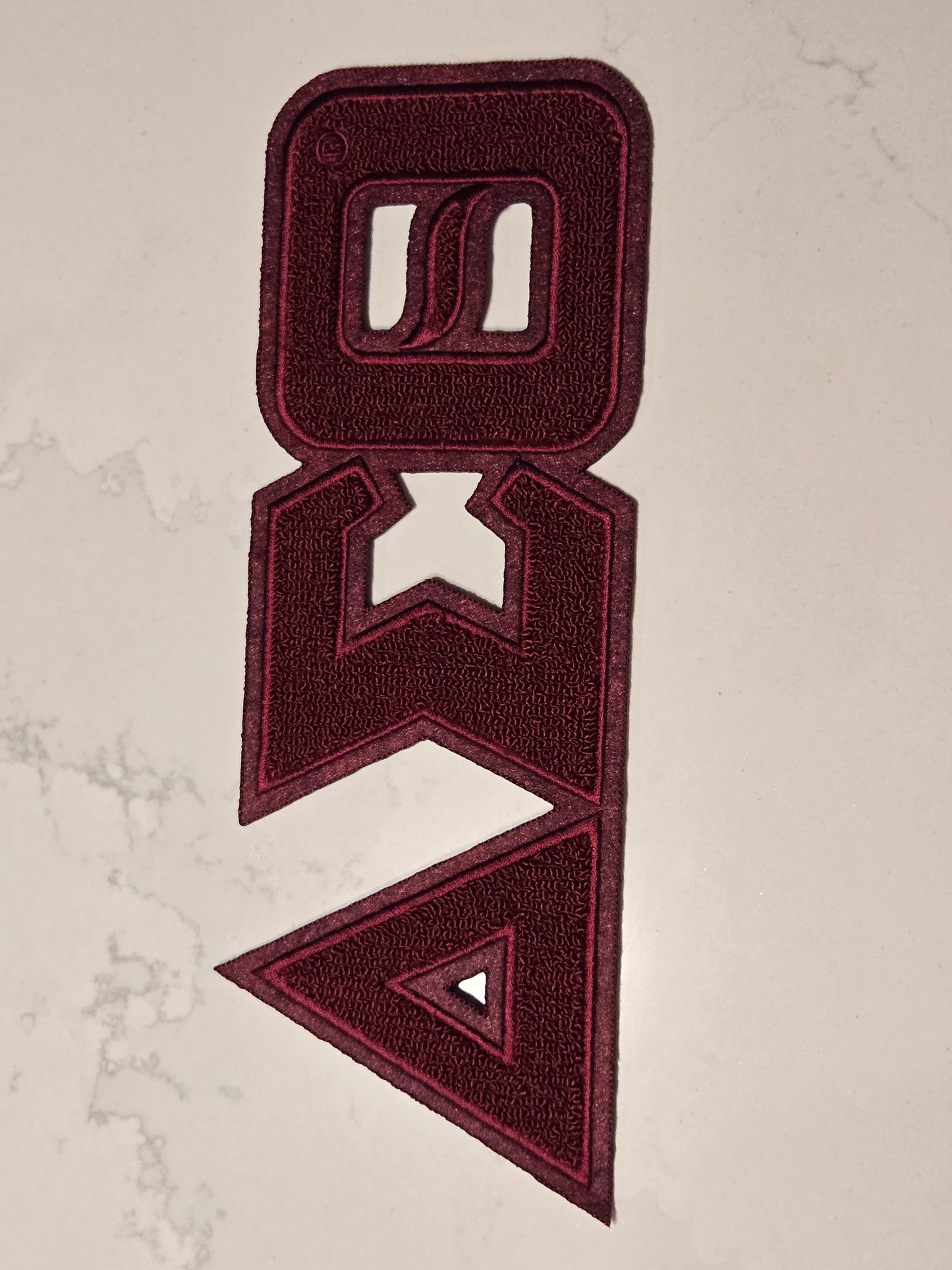 Delta Sigma Theta Sorority Inc., Embroidered Patch - GREEK LETTERS (11X4)