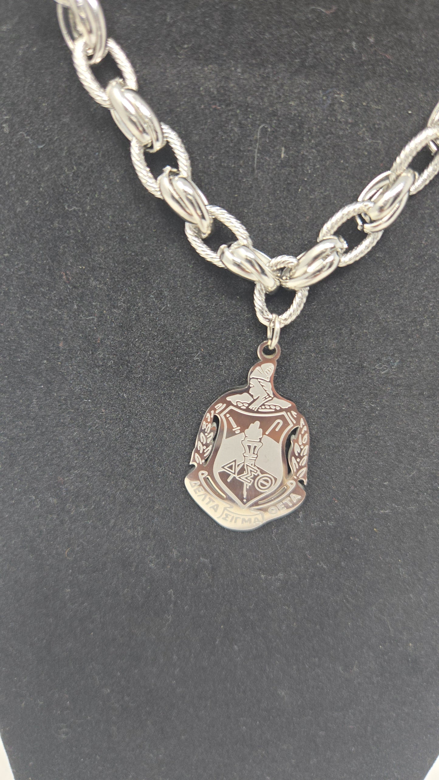Delta Sigma Theta Necklace - CREST PENDANT