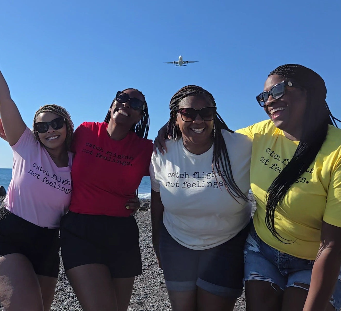 Catch Flights Not Feelings Tee