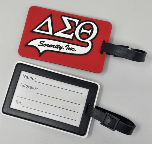Luggage Tag - DST Red Retro