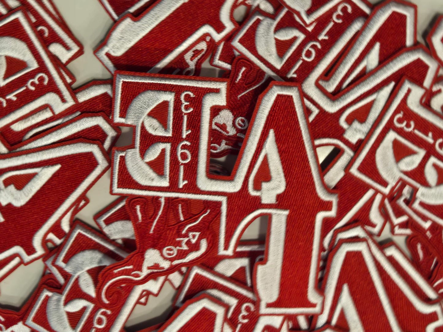 Delta Sigma Theta Sorority Inc., Embroidered Patch - DELTA LOVE (4x4)