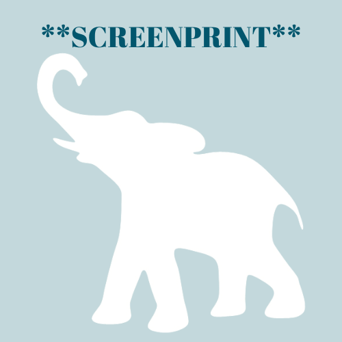 WHITE ELEPHANT **SCREENPRINT**