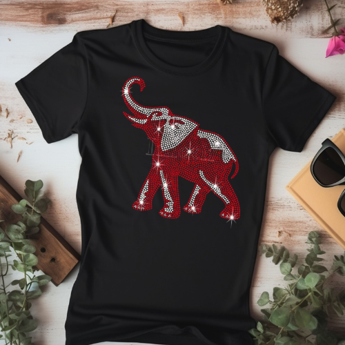 ELEPHANT RHINESTONE TRANSFER