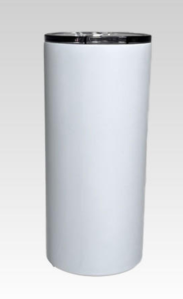 30 oz. Straight White Sublimation Tumbler