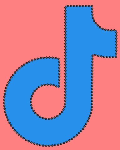 TIKTOK Rhinestone and Vinyl Design