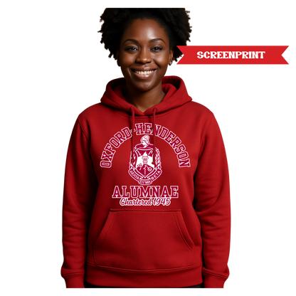 [SCREENPRINT] Delta Sigma Theta Chapter Sweatshirt or Hoodie - OXFORD-HENDERSON ALUMNAE
