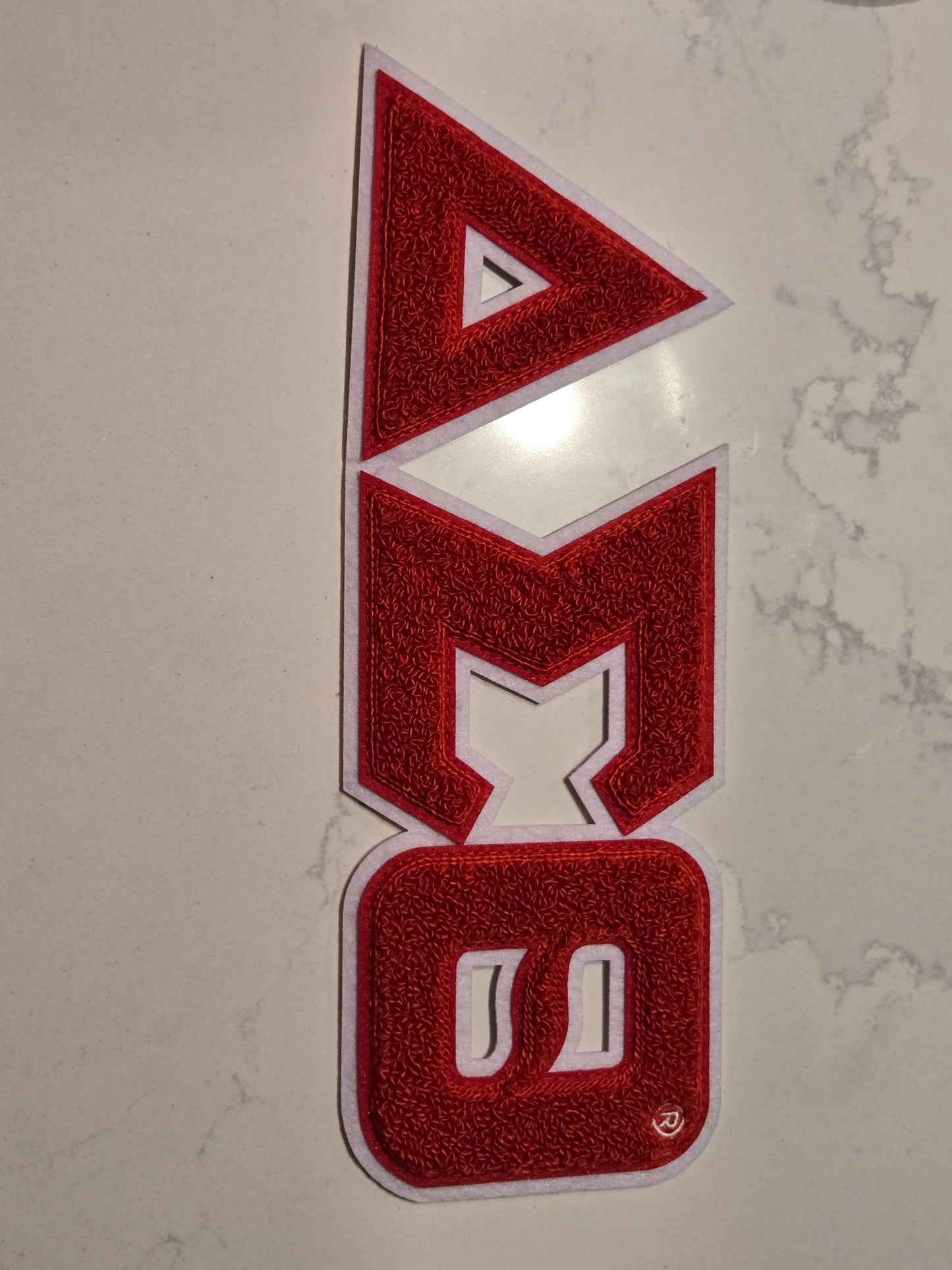 Delta Sigma Theta Sorority Inc., Embroidered Patch - GREEK LETTERS (11X4)