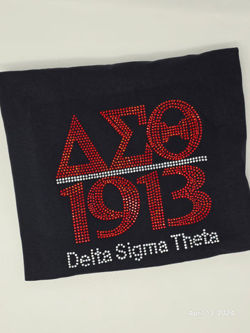 **BLING** Delta Sigma Theta Tee - 1913