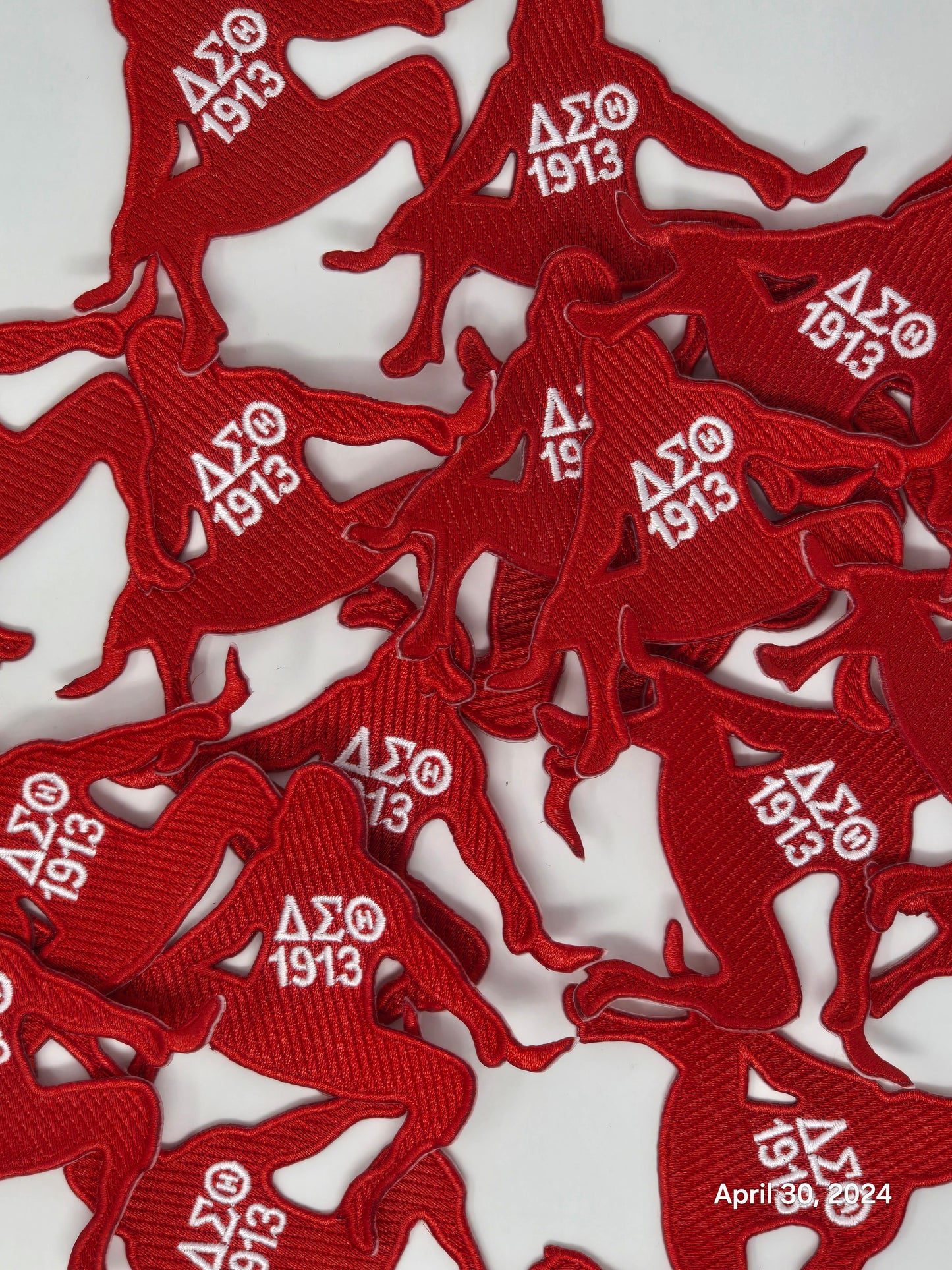 Delta Sigma Theta Sorority Inc., Embroidered Patch - DUCK WALK (3X3)