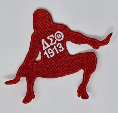 Delta Sigma Theta Sorority Inc., Embroidered Patch - DUCK WALK (3X3)