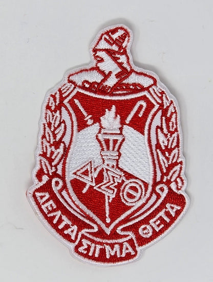 Delta Sigma Theta Sorority Inc., Embroidered Patch - CREST (3X4)