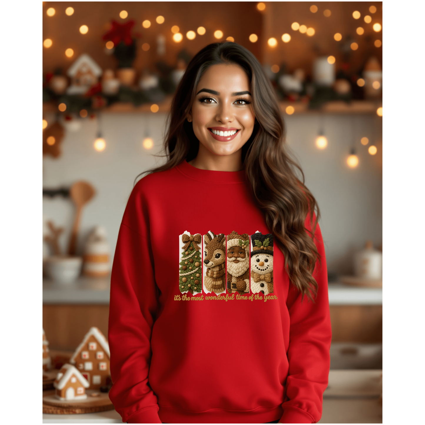 “Most Wonderful Time of the Year” Holiday Character Sweatshirt