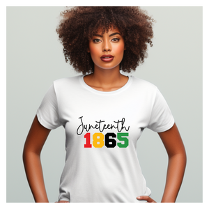 Juneteenth 1865 | White Tee