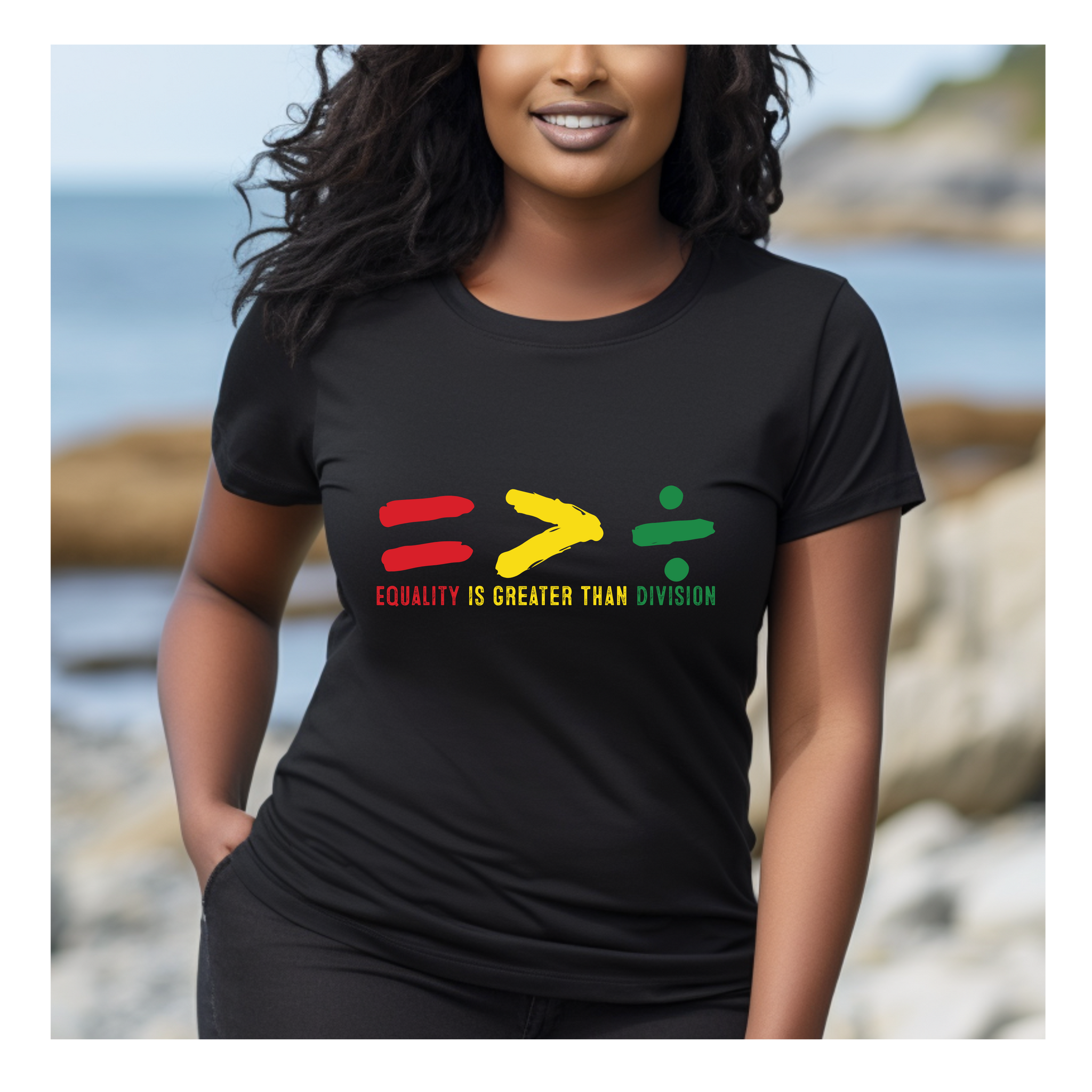 Equality is Greater Than Division Tee