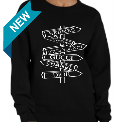 All Roads Lead to Fashion Sweatshirt