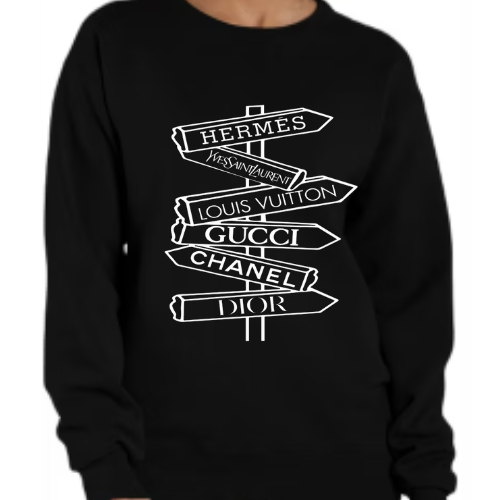 All Roads Lead to Fashion Sweatshirt