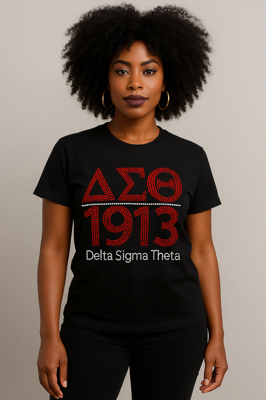 **BLING** Delta Sigma Theta Tee - 1913