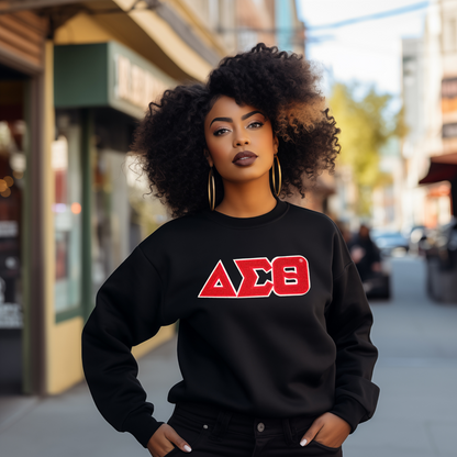 Chenille Patch Delta Sigma Theta Sweatshirt
