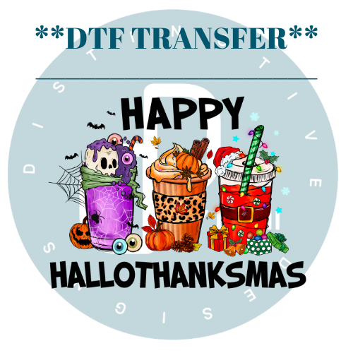 HALLOTHANKSMAS **DTF TRANSFER**