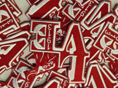 Delta Sigma Theta Sorority Inc., Embroidered Patch - DELTA LOVE (4x4)