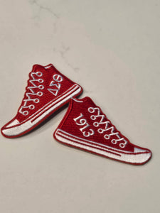 Delta Sigma Theta Sorority Inc., Embroidered Patch - DELTA CHUCKS (4x2.5)