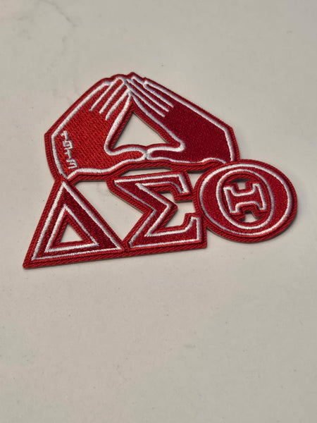 Delta Sigma Theta Sorority Inc., Embroidered Patch - MID (4x3)