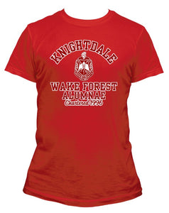 KNIGHTDALE WAKE FOREST CHAPTER Chenille Patch Tee