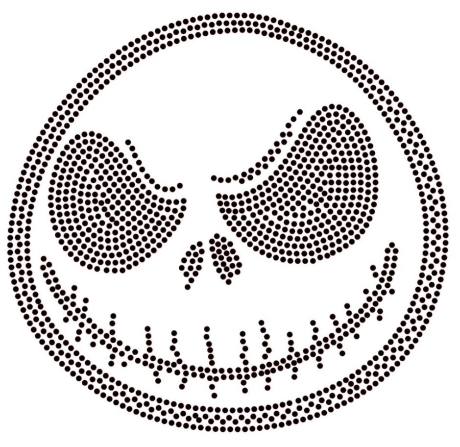 Jack Skellington Rhinestone Digital Download