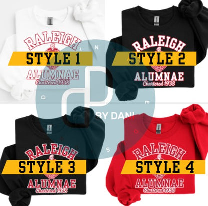 RALEIGH ALUMNAE CHAPTER [Screen Print]