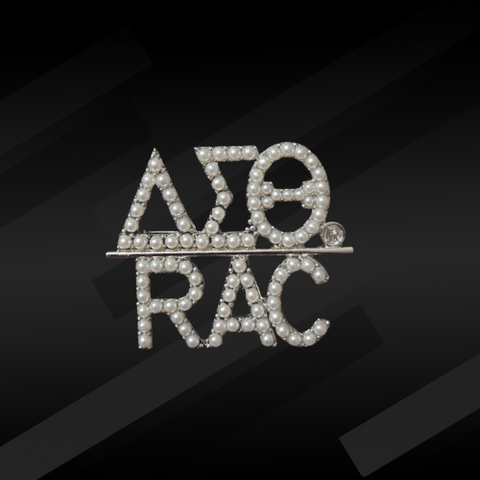**CUSTOM** Pearl Delta Sigma Theta + RAC pin