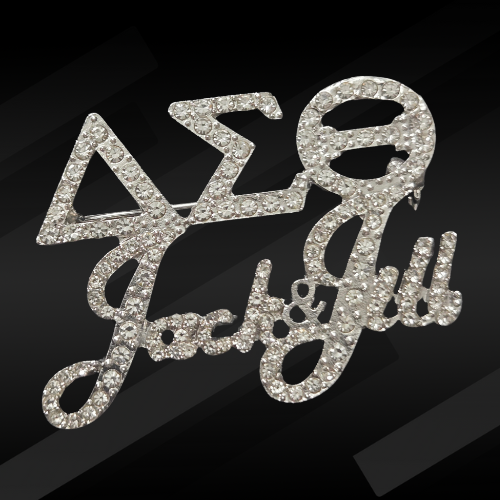 **LIMITED EDITION** Custom Rhinestone DST x Jack & Jill Pin