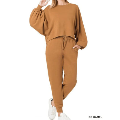 Plush Oversized Jogger Set