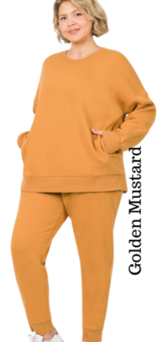 PLUS SIZE Jogger Set (Shipment Date: 11/1)