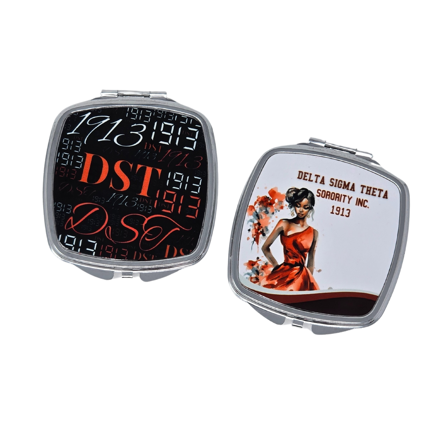 Delta Sigma Theta Mini Compact Mirror