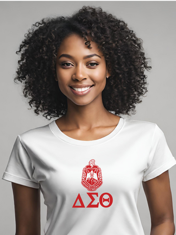 Delta Tee - Greek Letters|Crest