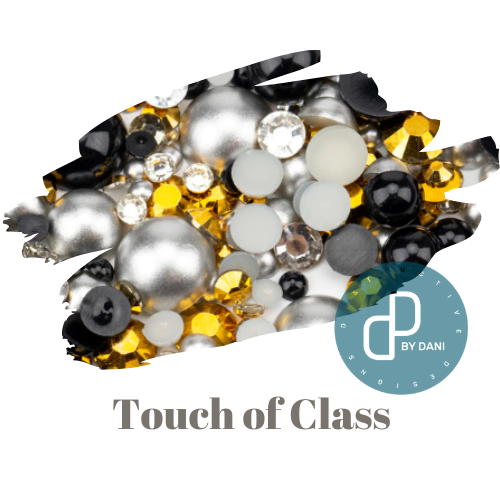 Pearl & Resin Flatback Rhinestone Mix - TOUCH OF CLASS