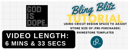 VIDEO TUTORIAL: ADJUSTING STONE SIZE IN RHINESTONE TEMPLATE