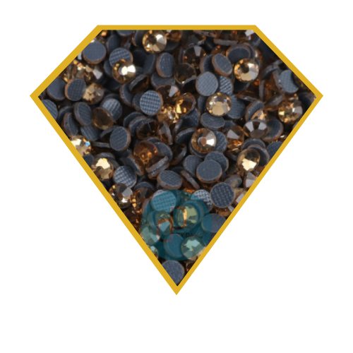 Light Topaz Hotfix Rhinestones