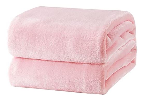 Personalized Microfiber Throw Blanket (add Initial/Name)