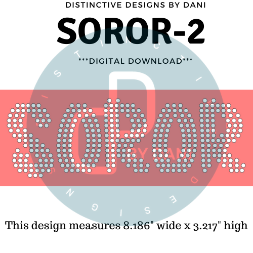 SOROR-2 Rhinestone Design