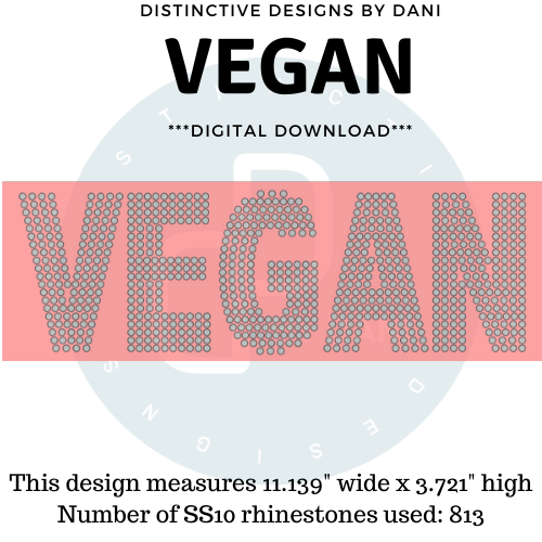 VEGAN Rhinestone Design
