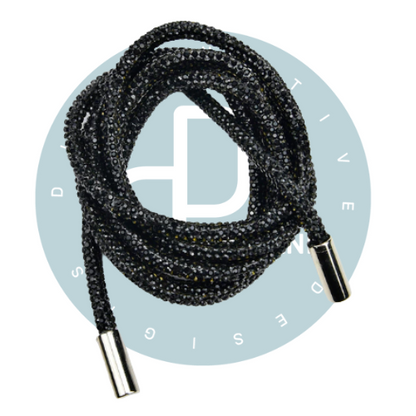 55" Bling Hoodie Drawstring