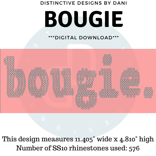 BOUGIE Rhinestone Design