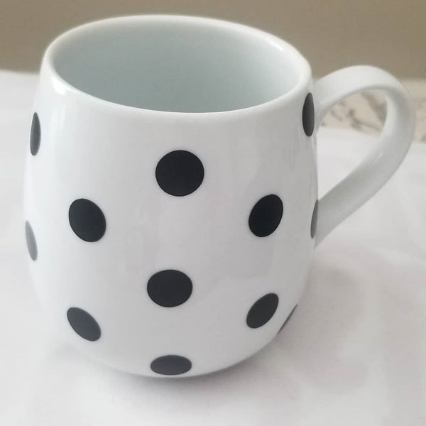 Polka Dot Coffee Mug (w/ Personalization)