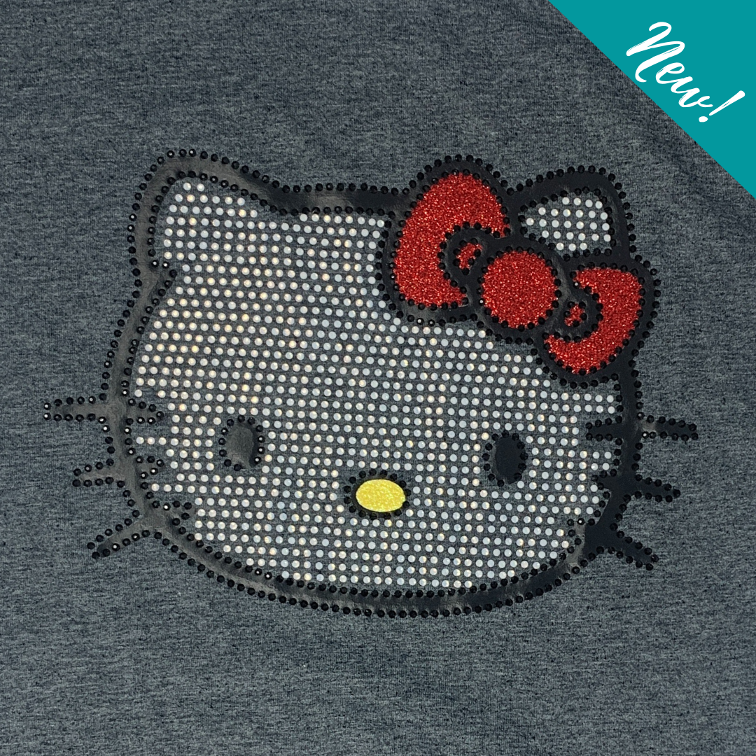 Rhinestone He.llo Kit.ty Graphic Tee