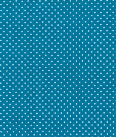 Teal White Dots